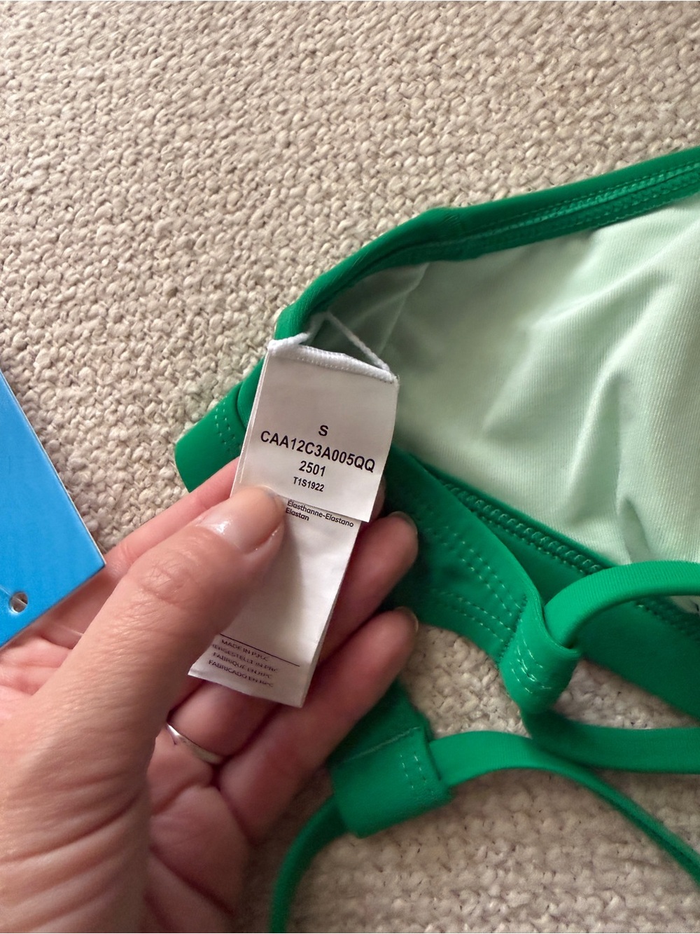 Cupshe Green Triangle Bikini Set - Picture 8 of 10